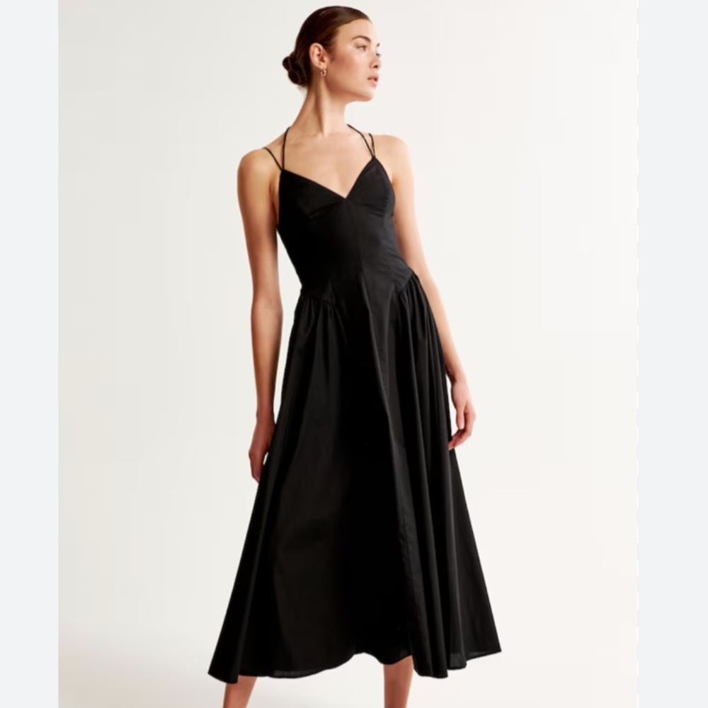 Abercrombie Strappy Drop-Waist Maxi Dress